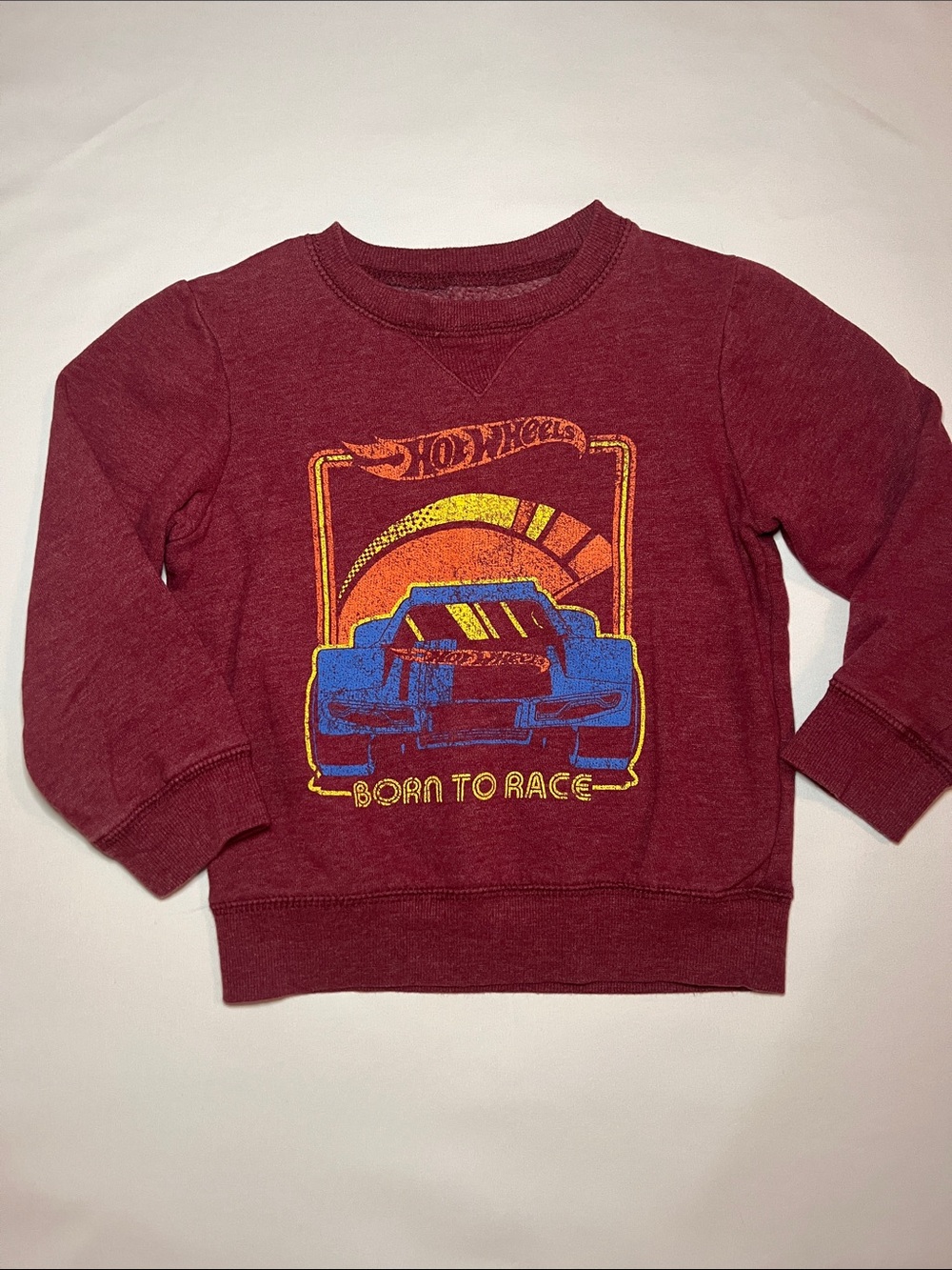 Boys Hot Wheels Crewneck Sweatshirt
